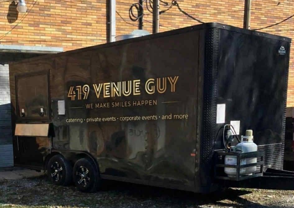 419 Venue Guy branded food truck at a northwest Ohio event